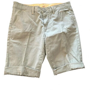 Levi's Women's 10P pastel green bermuda shorts